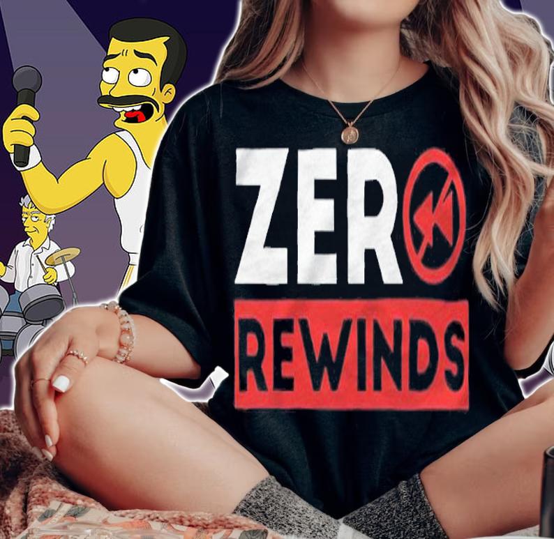 Johnni Gade Zero Rewind logo T-shirt t-shirt