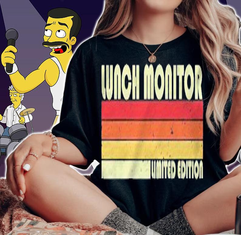 Lunch Monitor Funny Job Title Profession Birthday Worker T-shirt t-shirt woman shirt