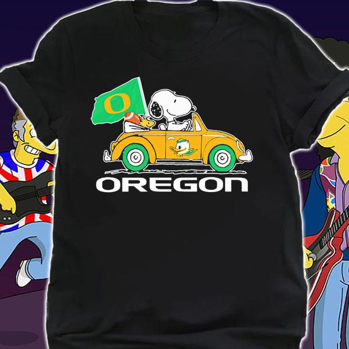 Oregon Ducks Snoopy And Woodstock t-shirt