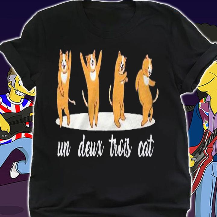 Un Deux Trois Cat, Funny Cat French Counting Gift Idea Shirt t-shirt shirt