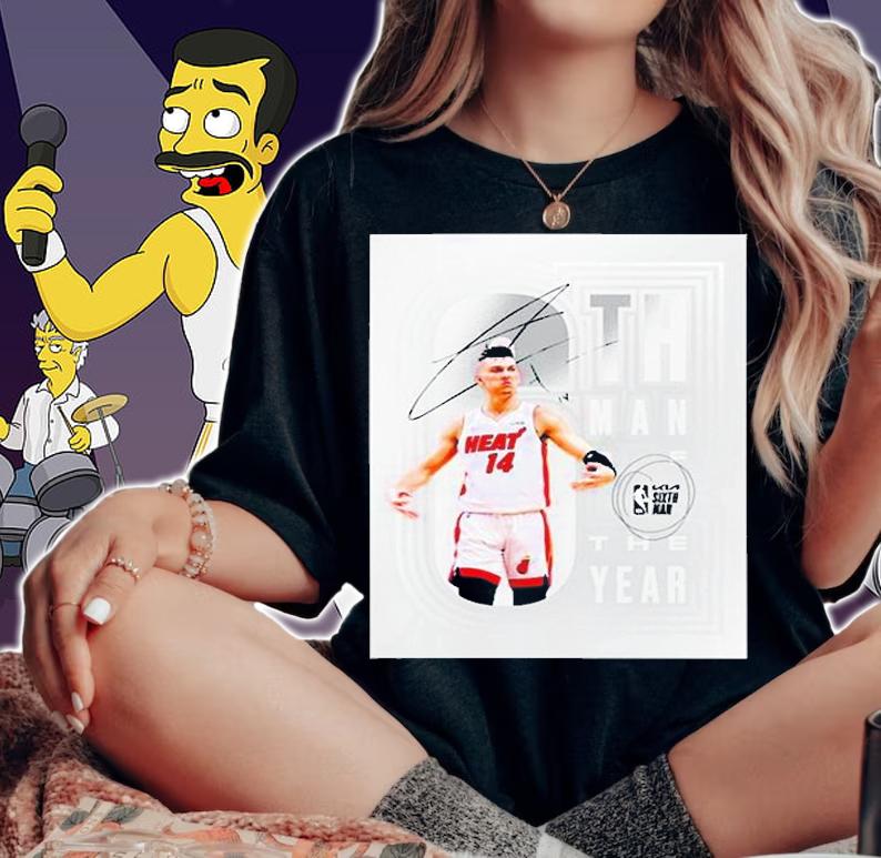Congratulations Tyler Herro Winner Sixth Man Of The Year NBA Signature T-Shirt woman shirt