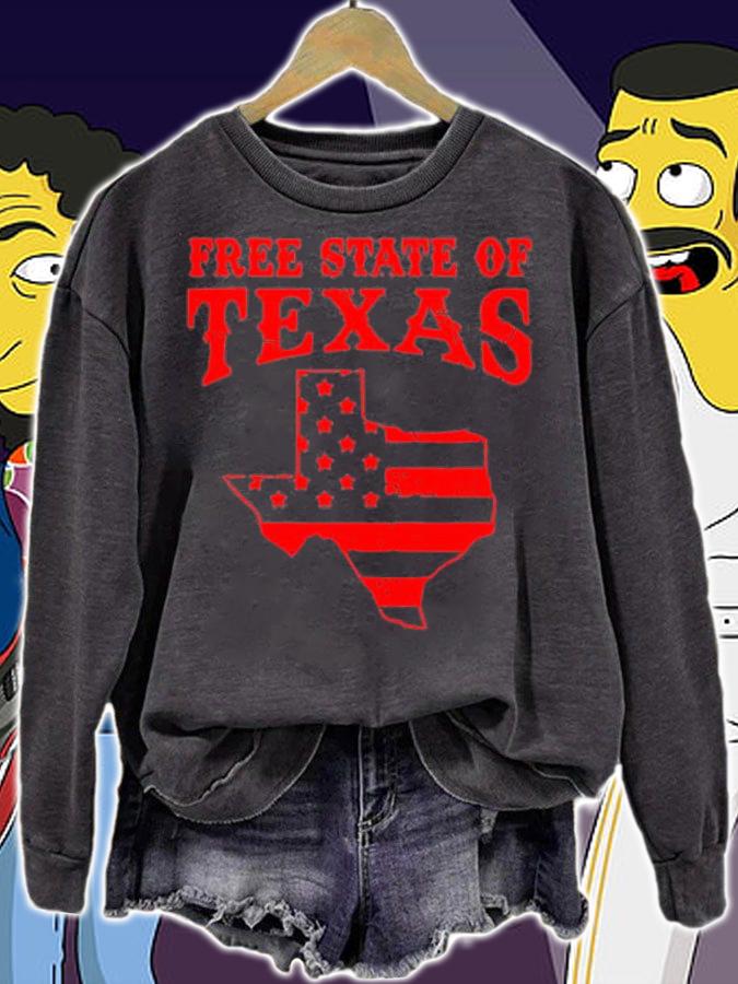 Free State of Texas Vintage T-Shirt sweatshirt