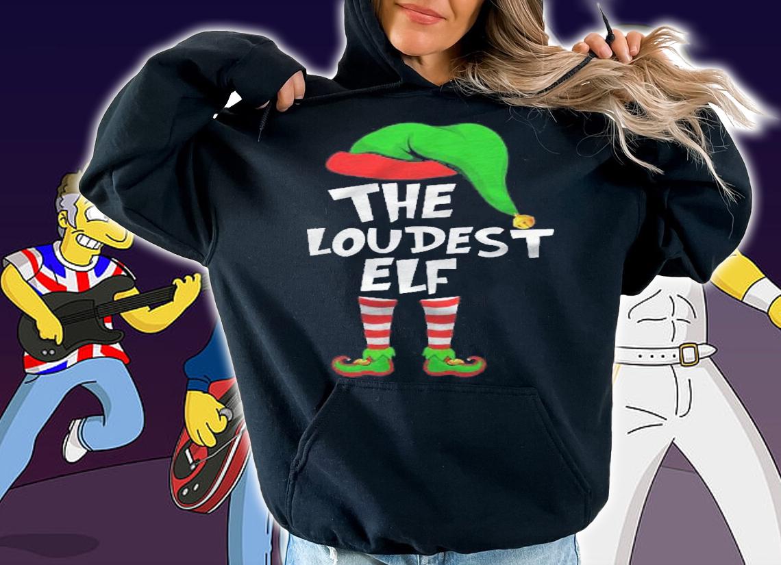 Funny Matching Christmas The Loudest Elf Shirt
