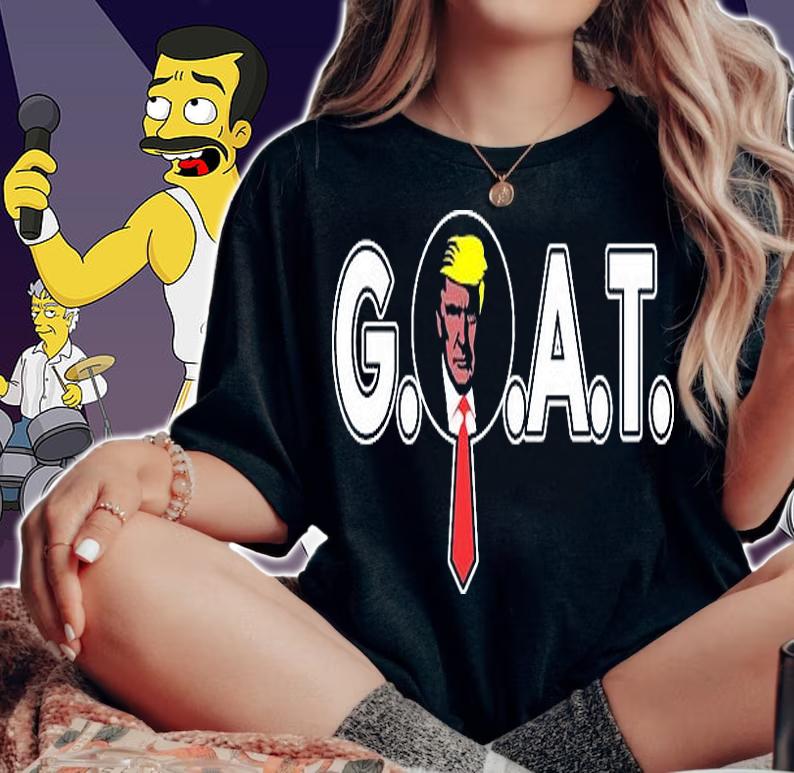 G.O.A.T Donald Trump T-Shirt woman shirt