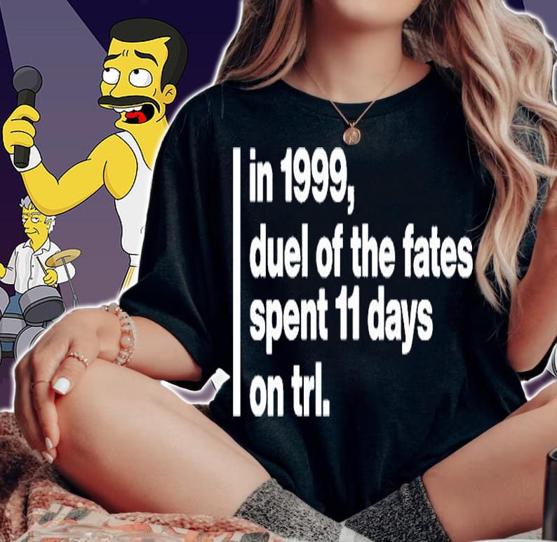 In 1999 duel of the fates spent 11 days on trl T-shirt woman shirt