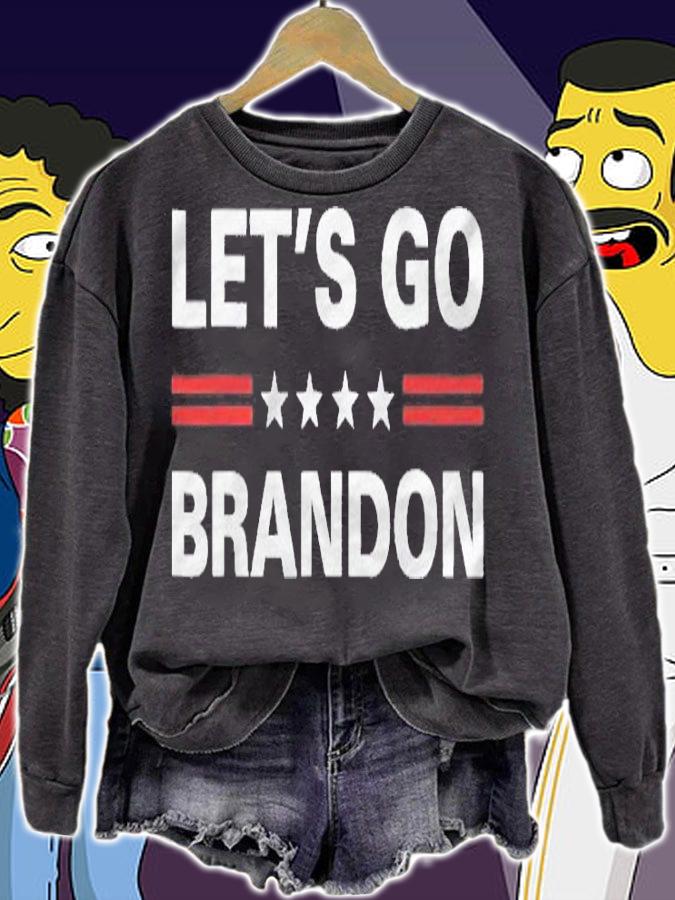 LetS Go Brandon Conservative Us Flag Gift Shirt sweatshirt