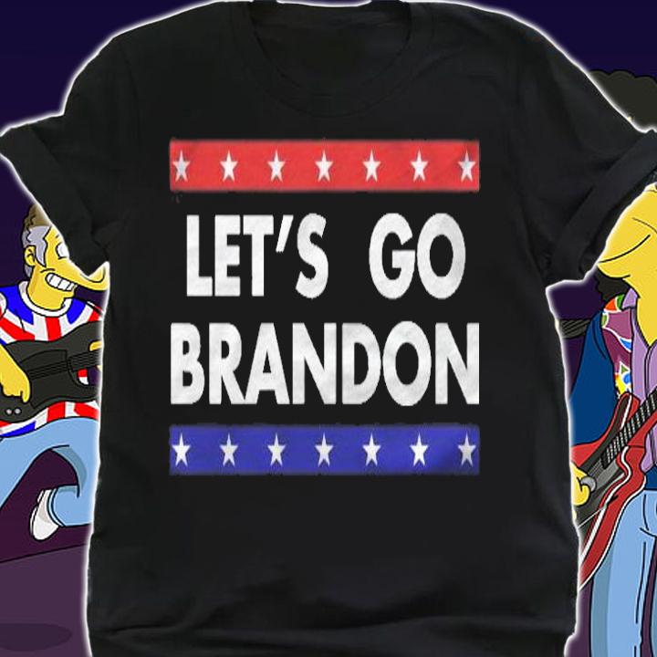 Lets Go Brandon Conservative Us Flag Star Funny Gift Idea Pullover Shirt