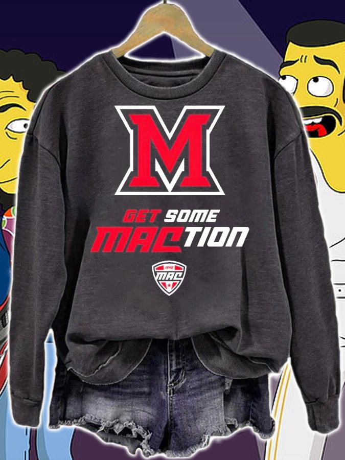 Miami University RedHawks MACtion shirt sweatshirt