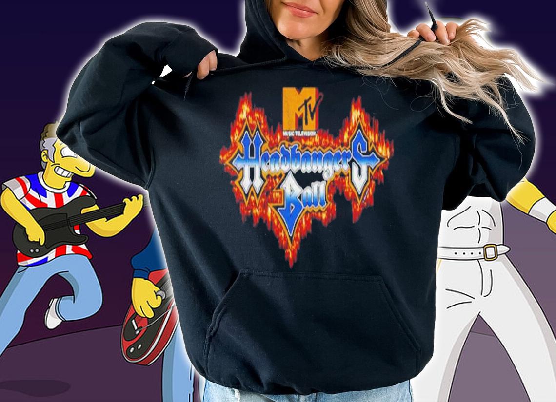 MTV Headbangers Ball Fire Logo Shirt hoodie