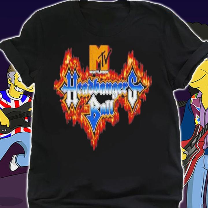 MTV Headbangers Ball Fire Logo Shirt shirt