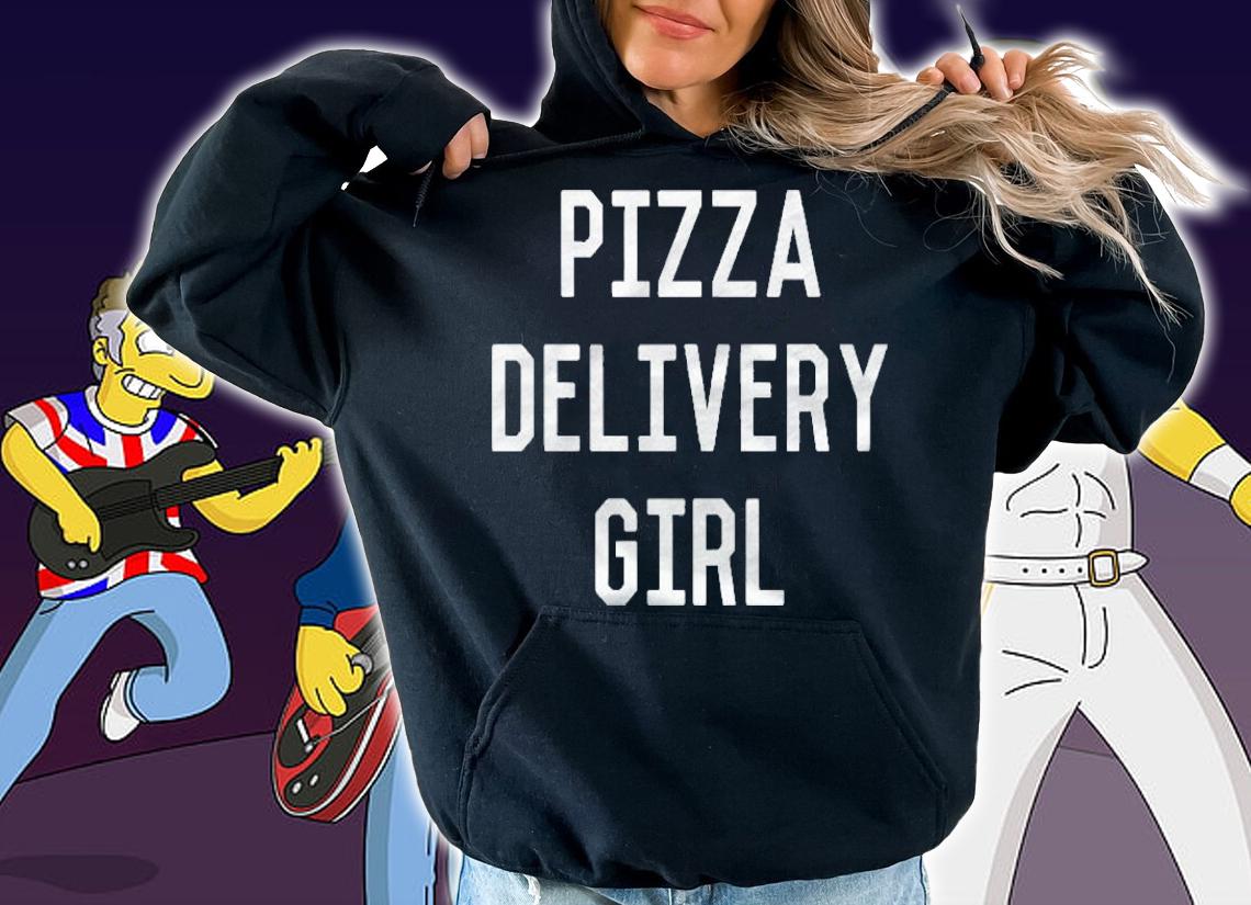 Pizza Delivery Girl For Girls Women Shirt