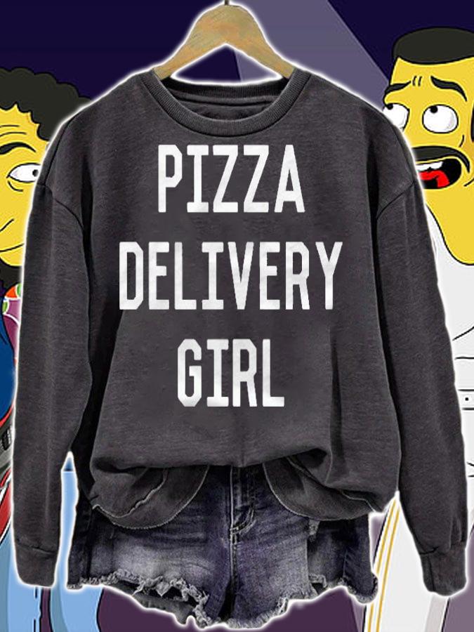 Pizza Delivery Girl For Girls Women Shirt