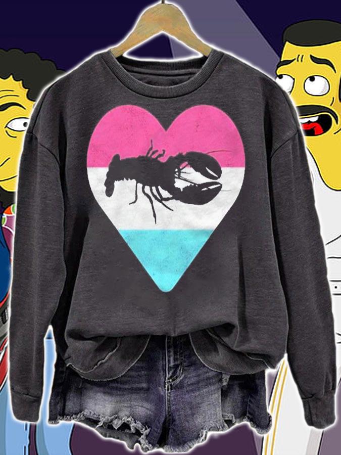 Retro Vintage Lobster Gift For Women Or Girls Shirt