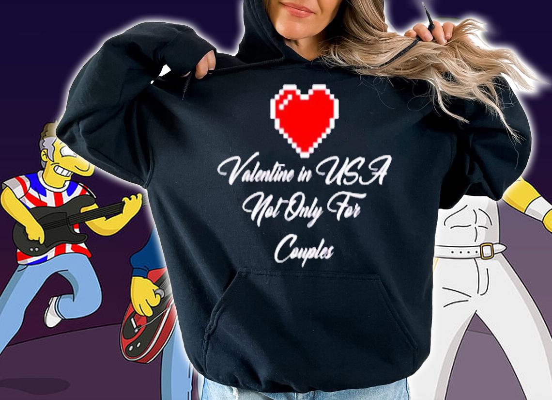Saint Valentine In USA Not Only For Couples Lovers T-Shirt