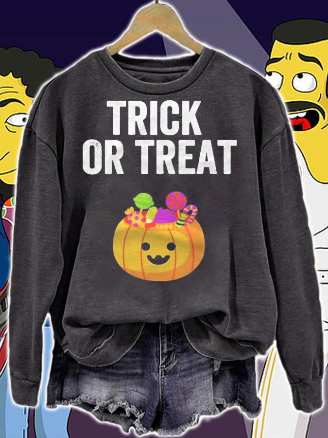 Cute Halloween Costume Idea Jack O Lantern Trick Or Treat Shirt