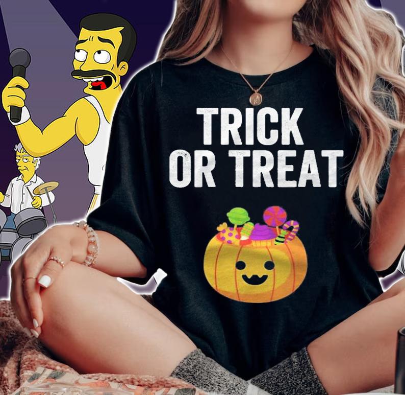 Cute Halloween Costume Idea Jack O Lantern Trick Or Treat Shirt