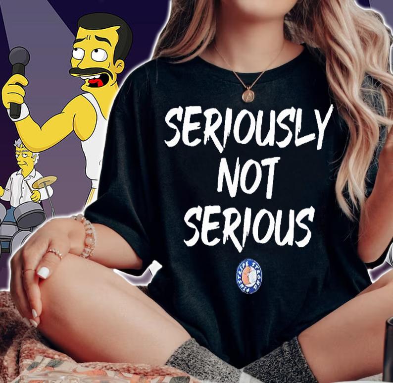 JoezMcfly Seriously Not Serious T-Shirt woman shirt