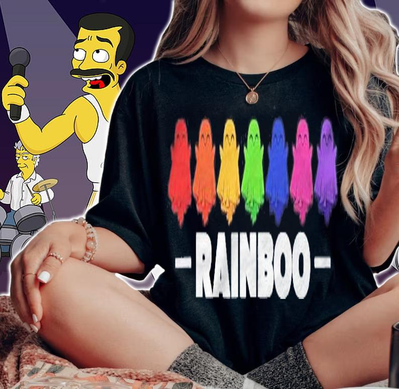 Lgbt Pride Ghost Rainbow Halloween Shirt woman shirt