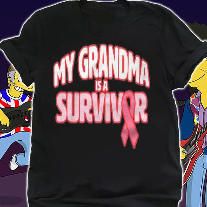 My Grandma Is A Survivor  Breast Cancer Awareness T-shirt shirt
