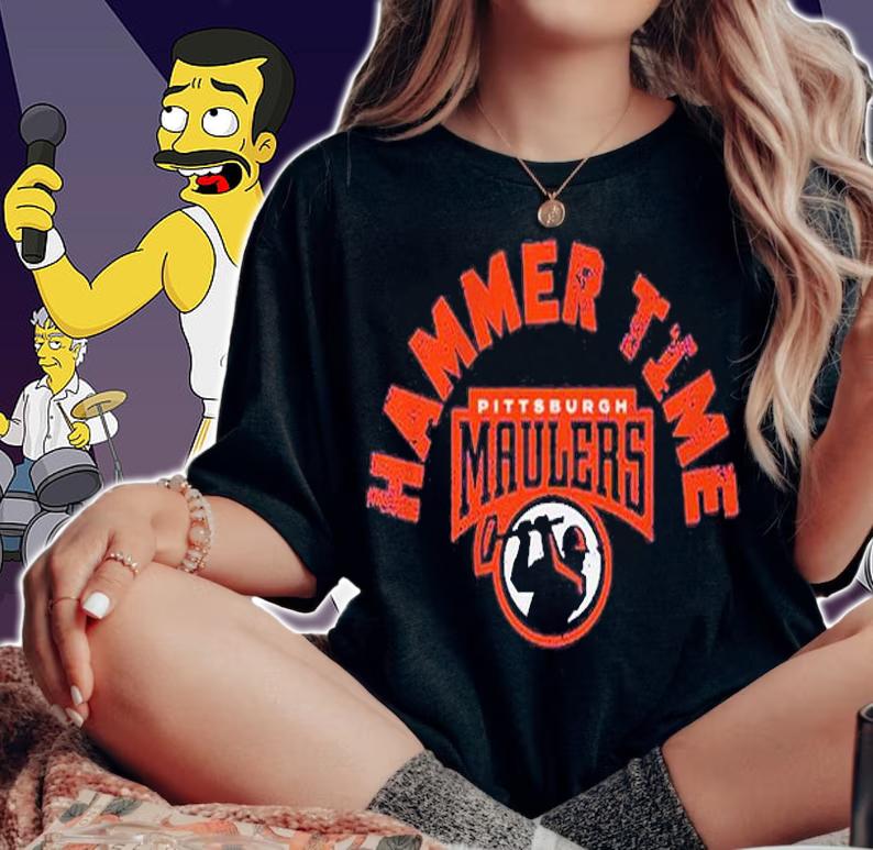 Pittsburgh Maulers Hammer Time T-Shirt woman shirt