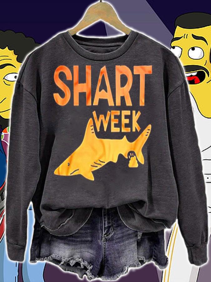 Shart Week Shark Poop Shirt sweatshirt