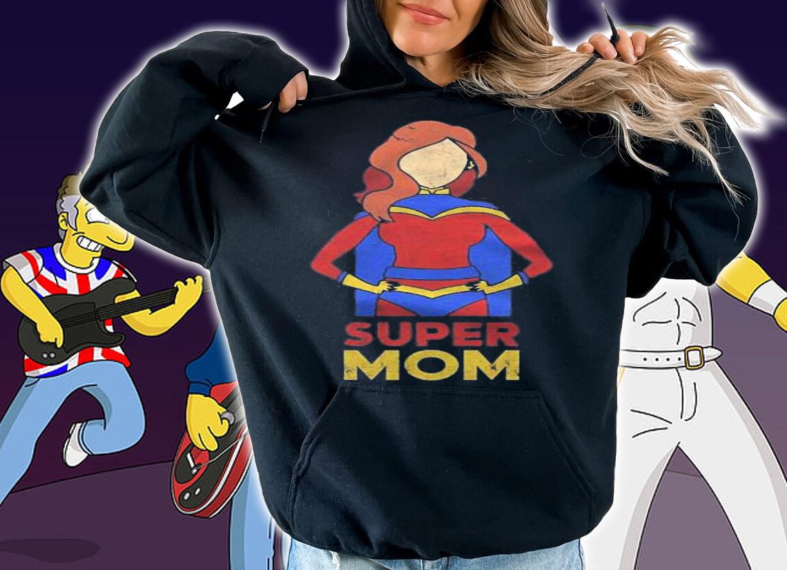 Super Mom Shirt Women Mothers Day Gift From Son Mommy Mama Shirt