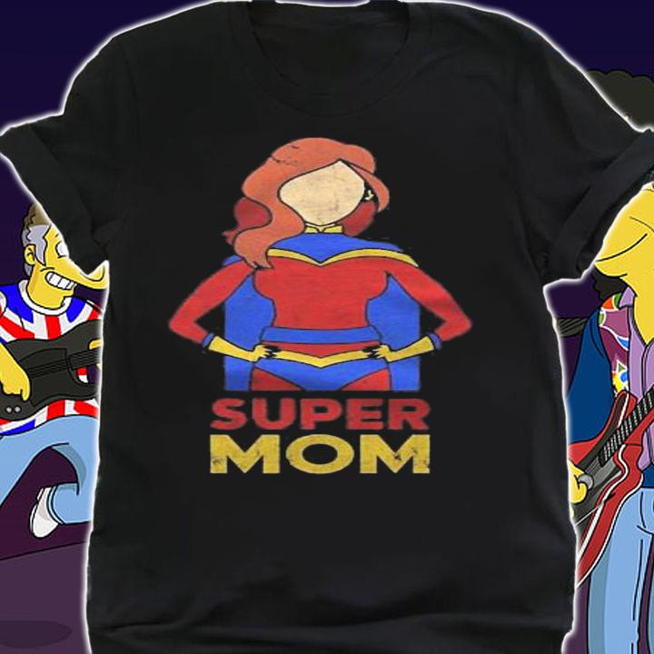 Super Mom Shirt Women Mothers Day Gift From Son Mommy Mama Shirt