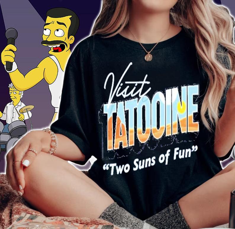 Visit Tatooine Two Suns Of Fun Shirt woman shirt
