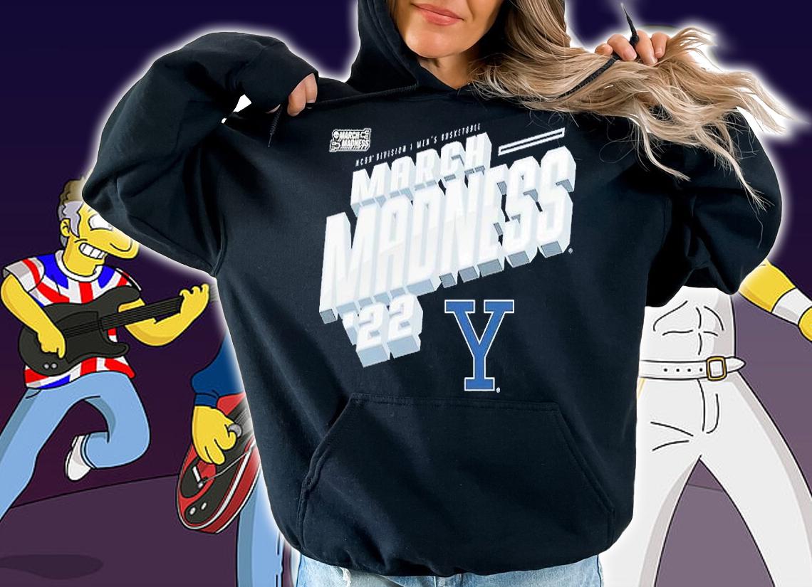 Yale Bulldogs 2022 NCAA Division I Men's Basketball March Madness T-Shirt hoodie