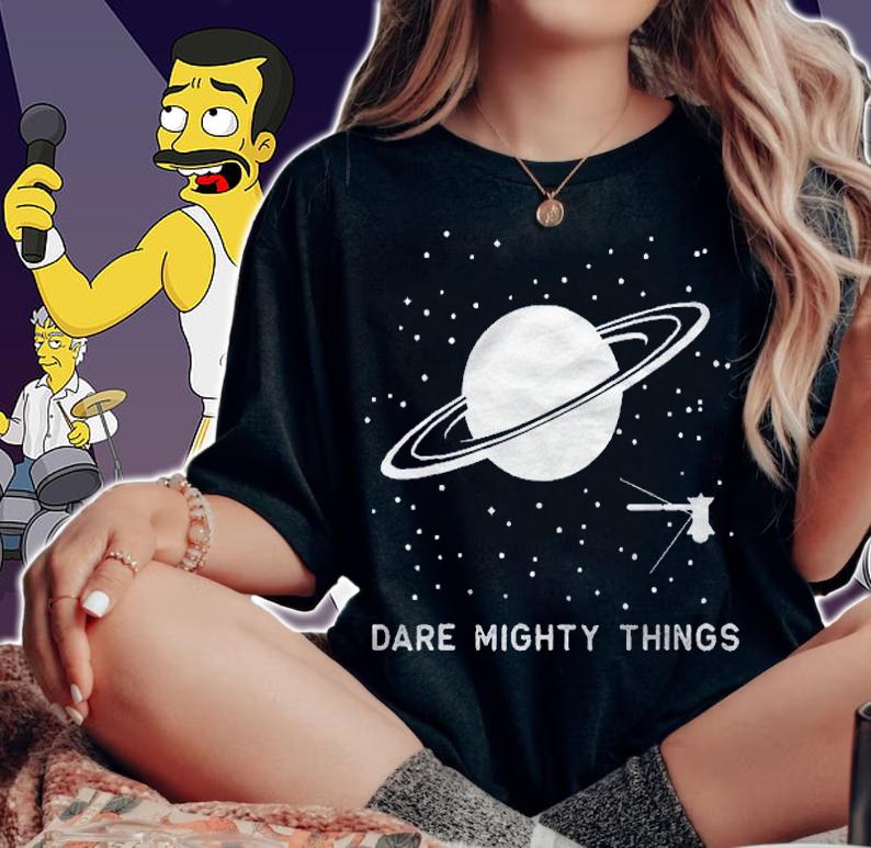 Cassini Inspirational Spacecraft Space Exploration Shirt