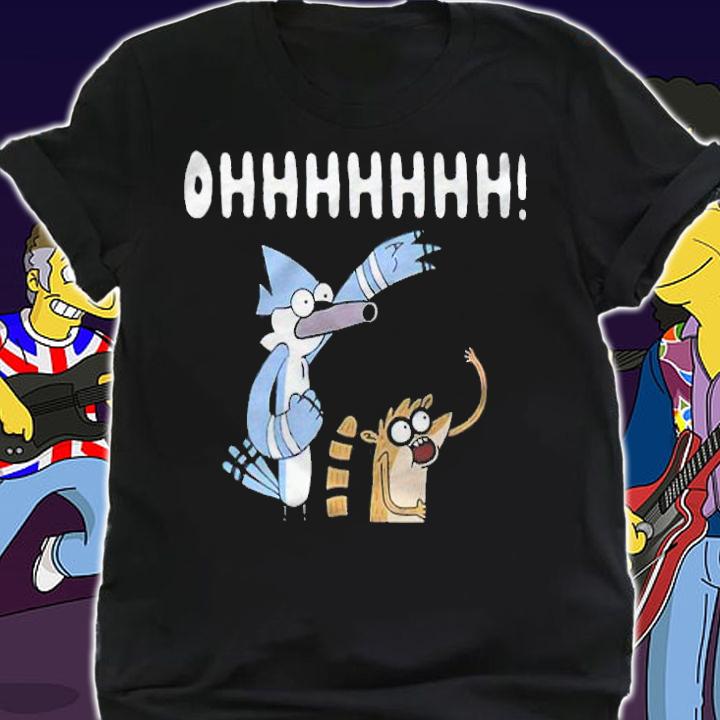 Mordecai and Rigby Ohhh T-shirt shirt