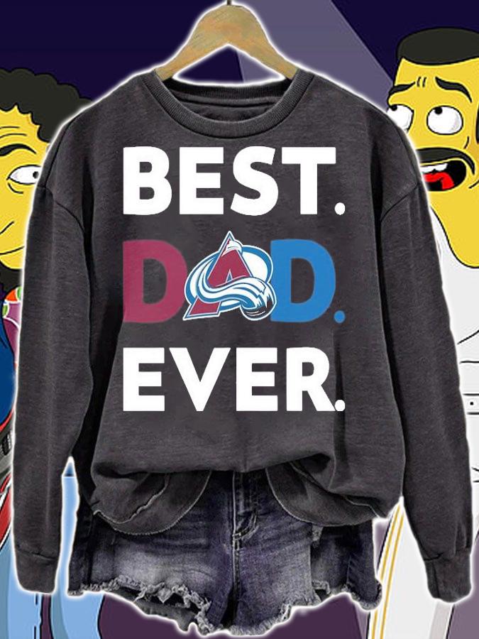 NHL Colorado Avalanche Best Colorado Avalanche Dad Ever shirt 2