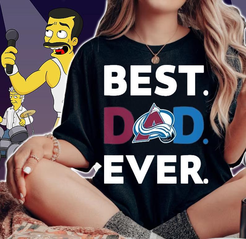 NHL Colorado Avalanche Best Colorado Avalanche Dad Ever shirt 2
