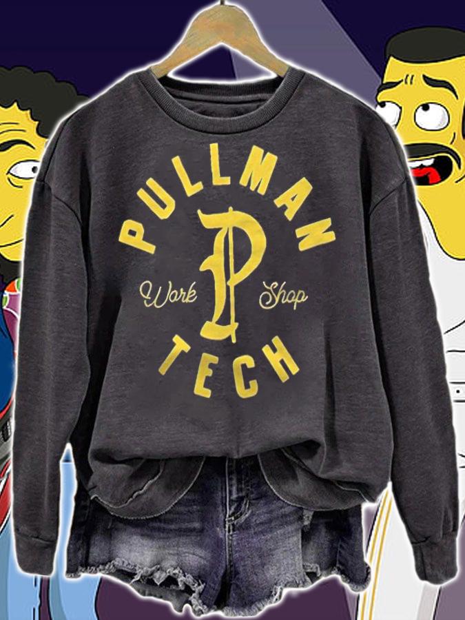 Pullman tech workshop T-shirt, hoodie and v-neck sweatshirt