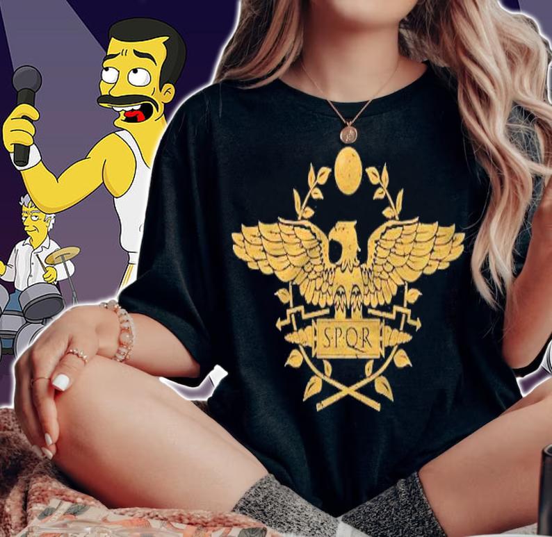 Spqr Roma Caput Mundi Roma Invicta Roman Empire Pullover Shirt woman shirt