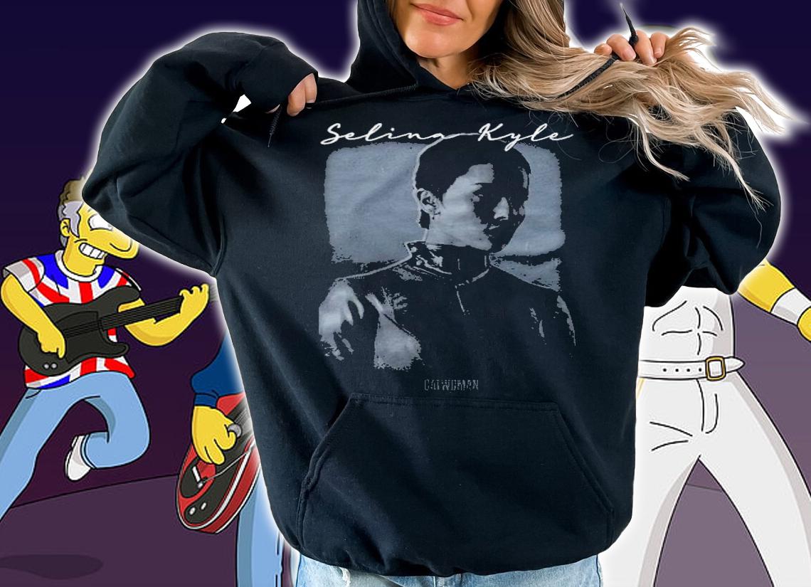 The Batman Catwoman Selina Kyle portrait T-shirt hoodie