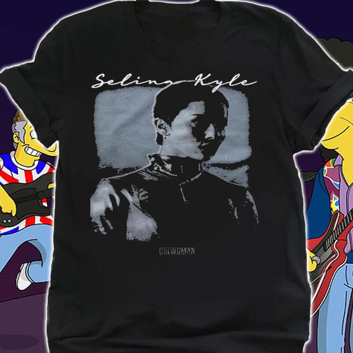 The Batman Catwoman Selina Kyle portrait T-shirt shirt