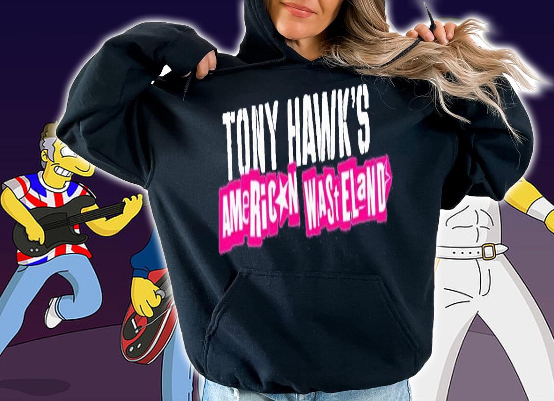 Tony Hawks American Wasteland Logo T-Shirt hoodie