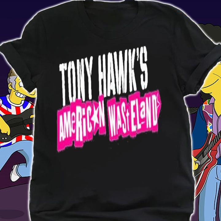 Tony Hawks American Wasteland Logo T-Shirt shirt