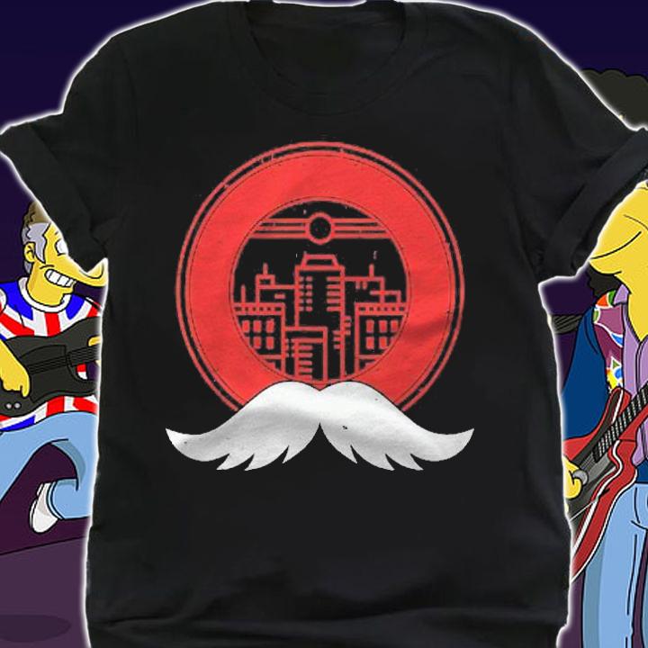 Cincinnati Moustache Skyline Usa 513 Ohio City Cool Shirt
