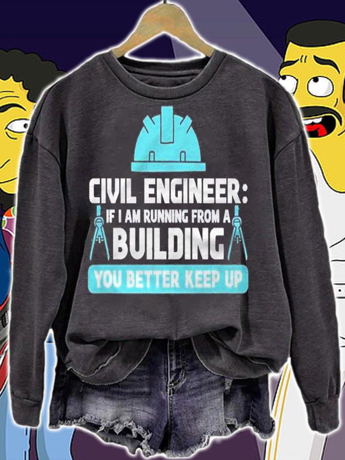 Engineer Ingeniero Civil Civil Engineering Pullover Shirt sweatshirt