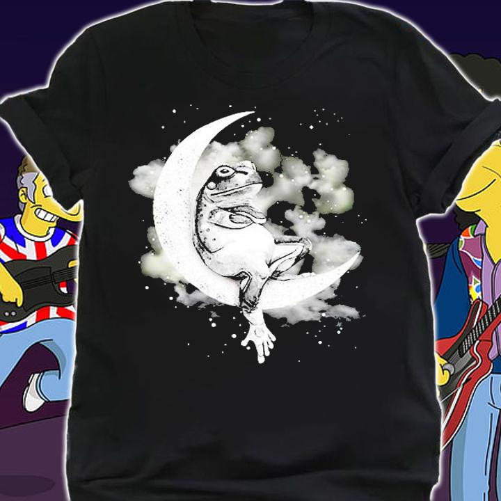 Frog Sit On The Moon T-Shirt
