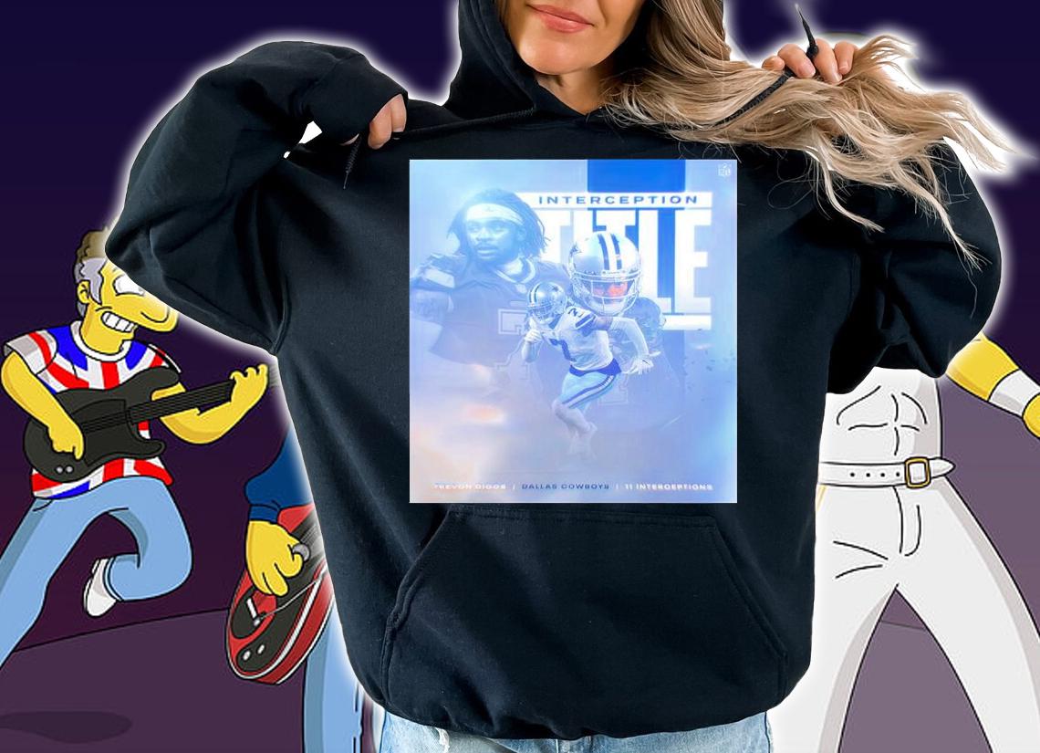 Interception Title Trevon Diggs Dallas Cowboys 11 Interceptions shirt hoodie