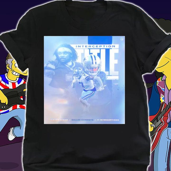Interception Title Trevon Diggs Dallas Cowboys 11 Interceptions shirt shirt