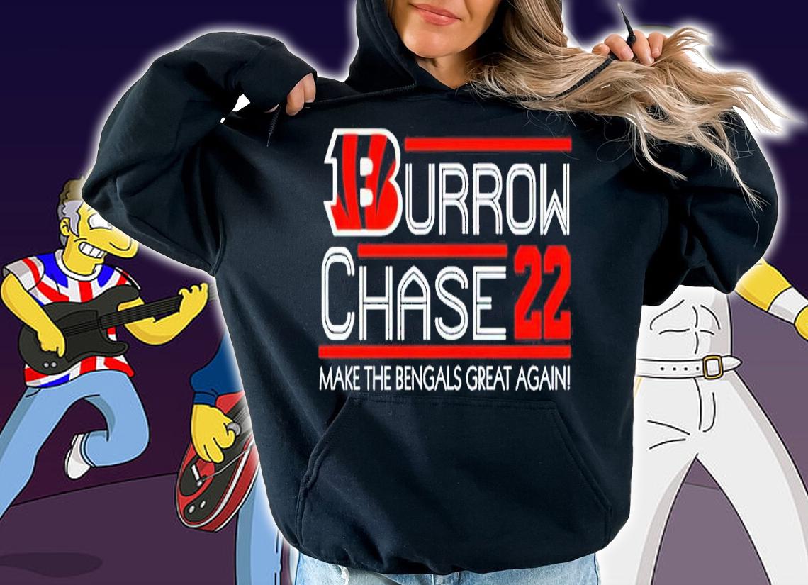 Joe Burrow Jamarr Chase 2022 Cincinnati Bengals Shirt hoodie