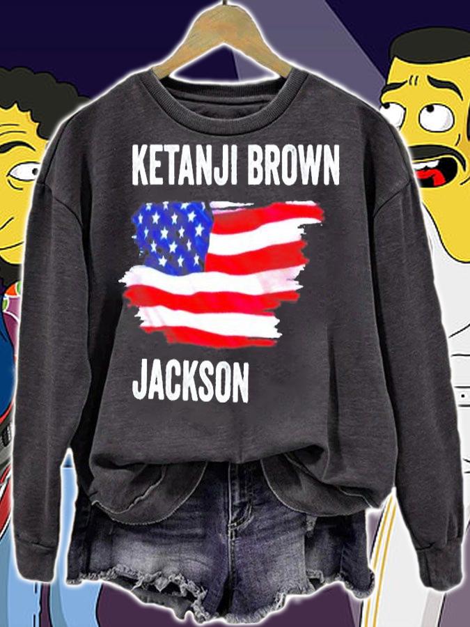 Ketanji Brown Jackson American Flag T-Shirt sweatshirt