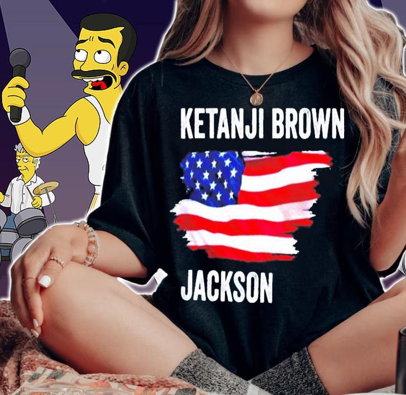 Ketanji Brown Jackson American Flag T-Shirt woman shirt