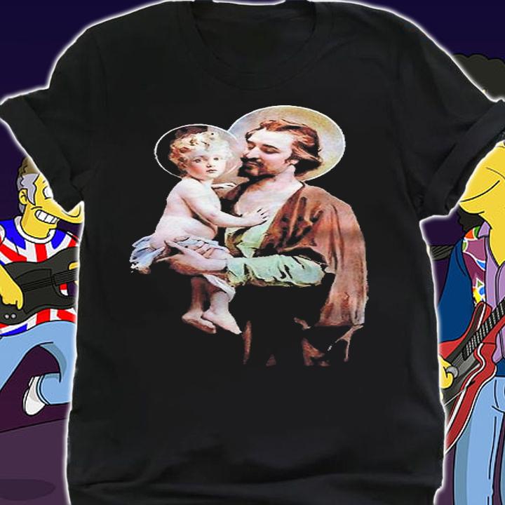 Saint Joseph And Baby Jesus Christian Shirt