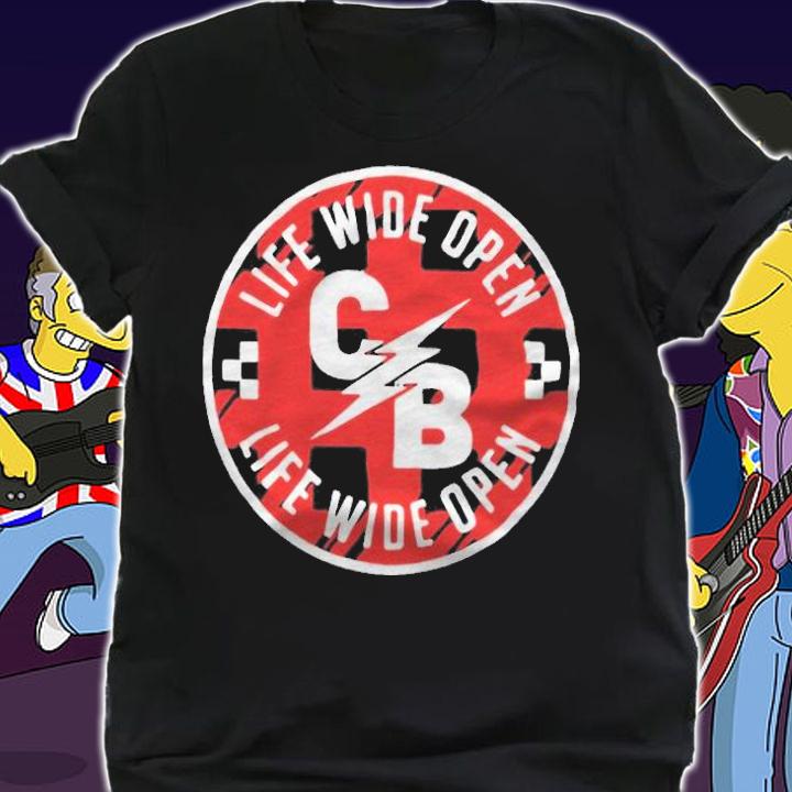 CB life wide open logo T-shirt shirt