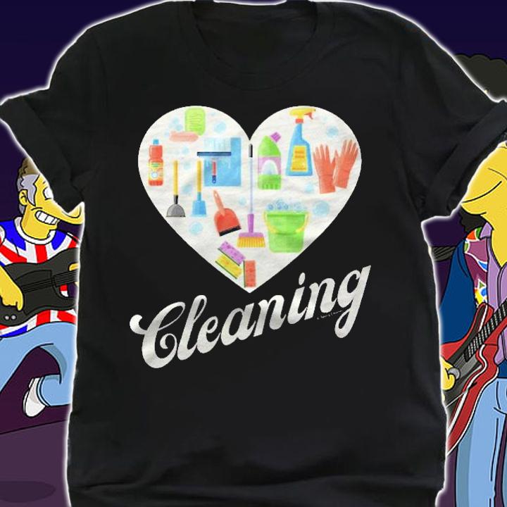 Cleaning Heart Maid Housekeeper Gift Shirt